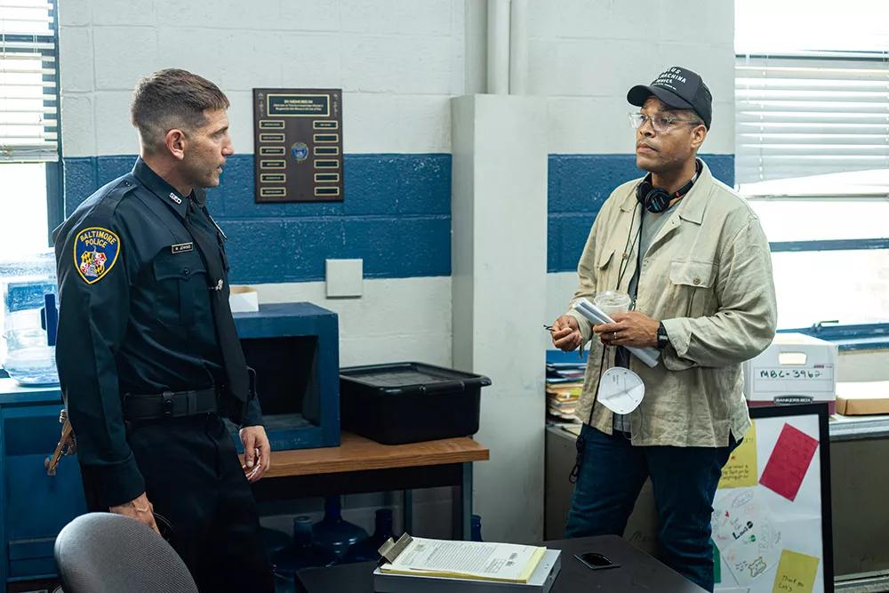 Jon Bernthal con el director Reinaldo Marcus Green.