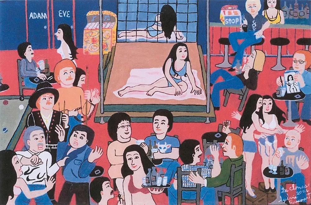 ‘Los clones’ (mi primer cuadro)