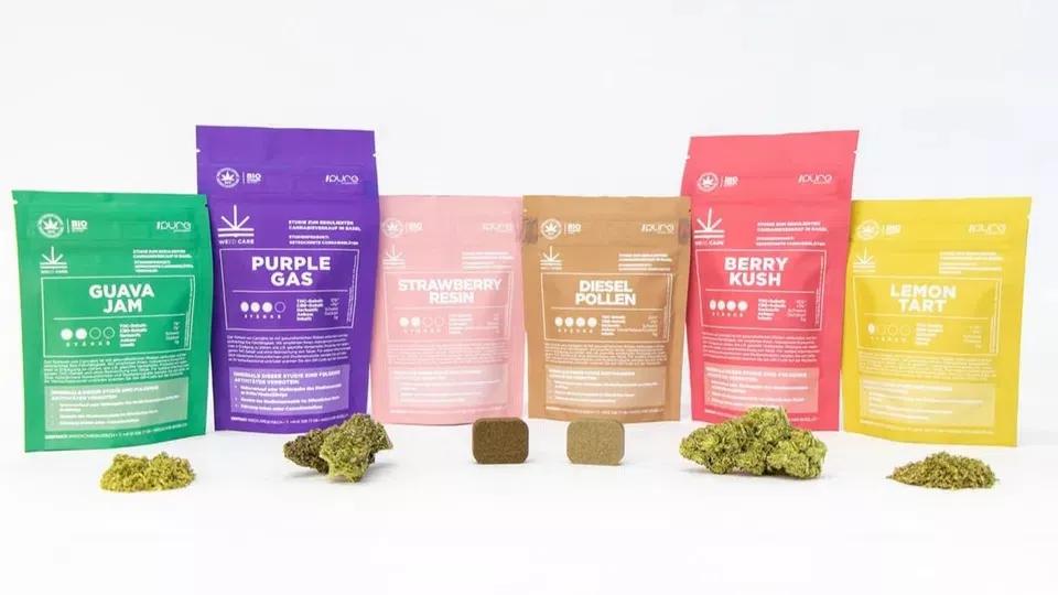 Estos seis productos de cannabis están a la venta en Basilea.