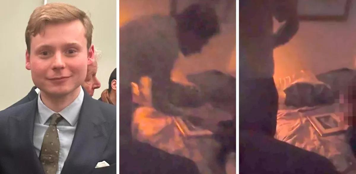 Pillan a una promesa del partido conservador británico sirviendo cocaína sobre una foto del exprimer ministro