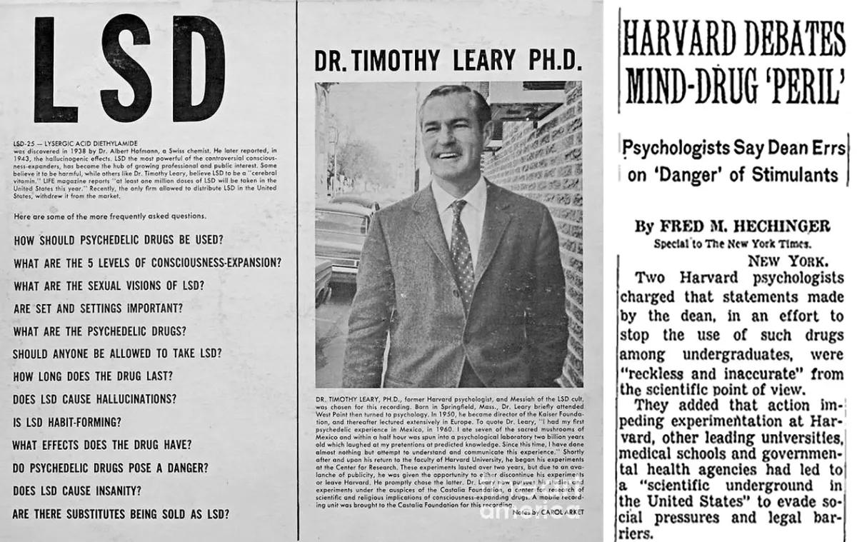 La revolución psicodélica empezó en el claustro de profesores