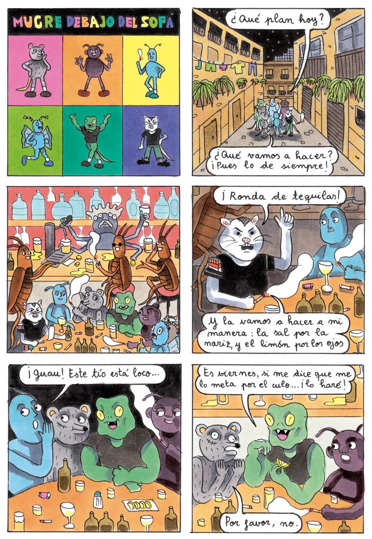 Mugre debajo del sofá 71