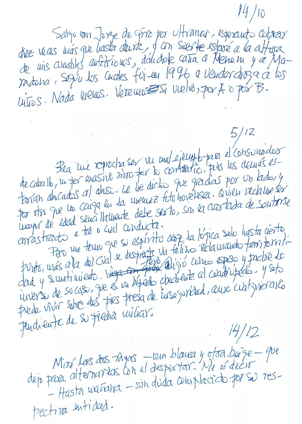 Fragmentos del diario póstumo de Antonio Escohotado