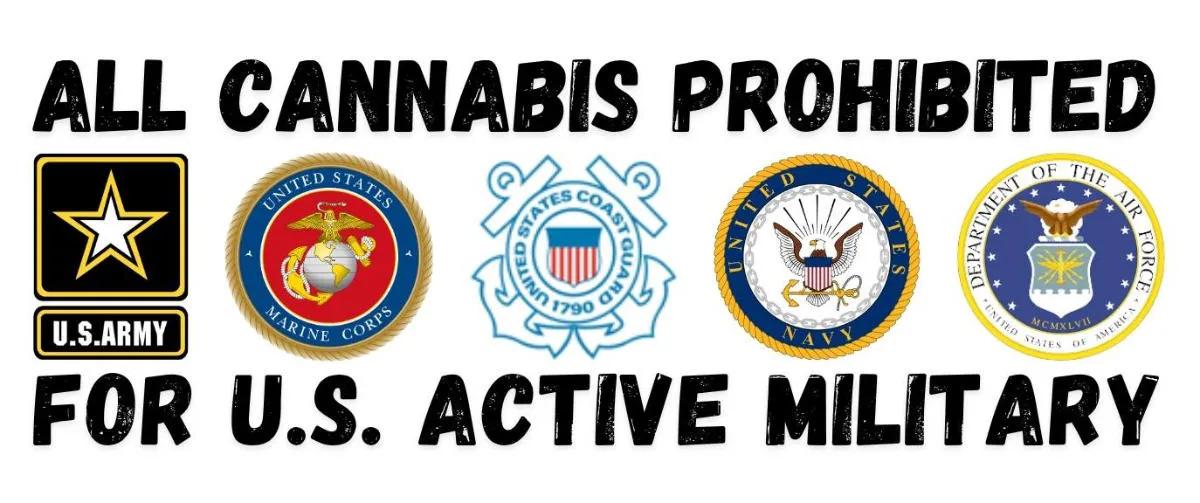 Ni legalización estatal ni futura reclasificación federal: el Pentágono recuerda a sus filas que el consumo, posesión o distribución de cannabis sigue estando estrictamente prohibido para el personal militar.
